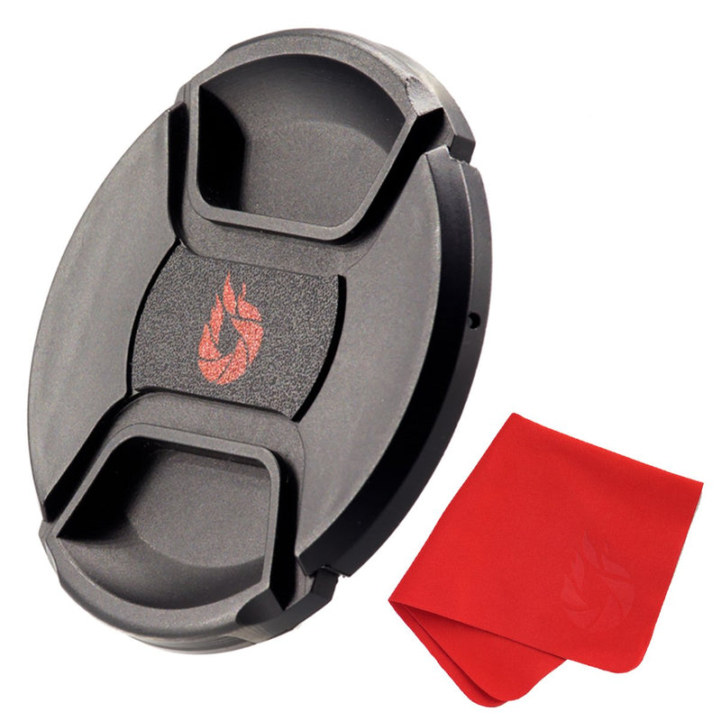 [Australia - AusPower] - 77mm Lens Cap Center-Pinch, Extra Strong Springs, Made from 100% Recycled Plastic 77mm 