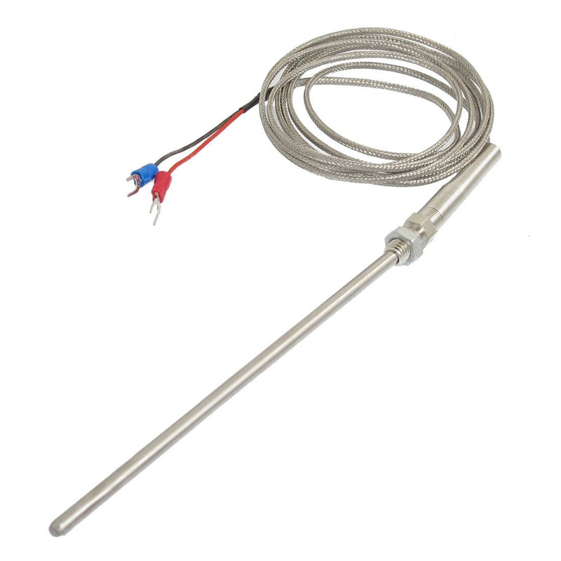 [Australia - AusPower] - uxcell 8mm Threaded 2M Temprature Thermocouple Probe K Type 150mm x 5mm 