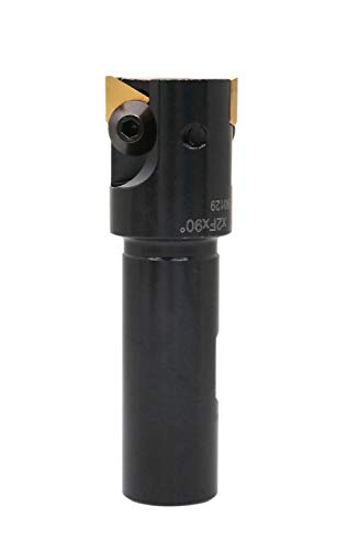 Accusize indexable square nose end mill, 1-inch diameter with 3/4-inch shank and TPG22 inserts