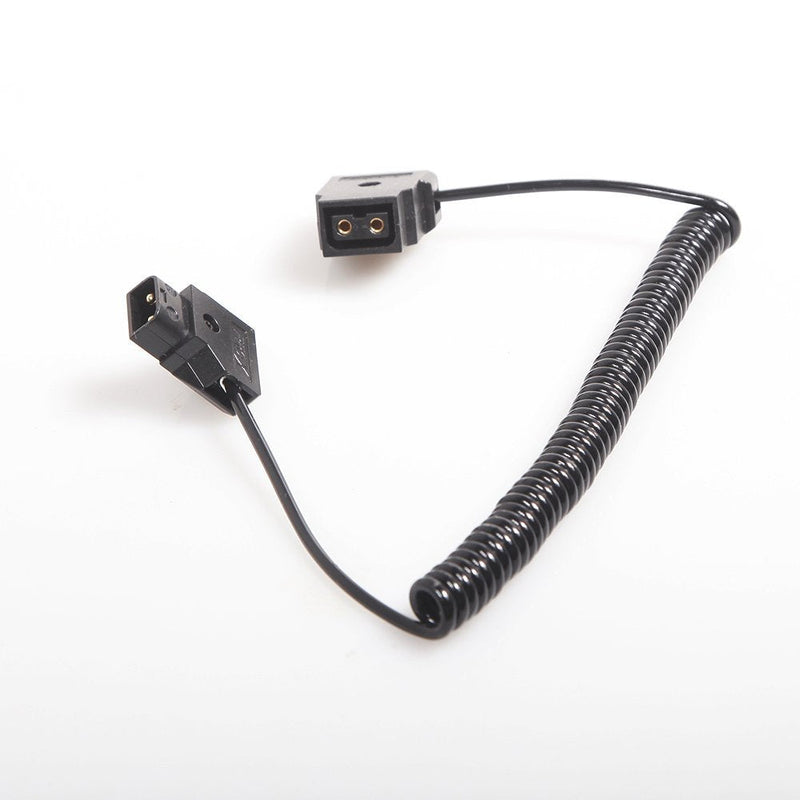 [Australia - AusPower] - Coiled D-TAP 2Pin Male to Female Extension Cable for DSLR Rig Anton Battery 