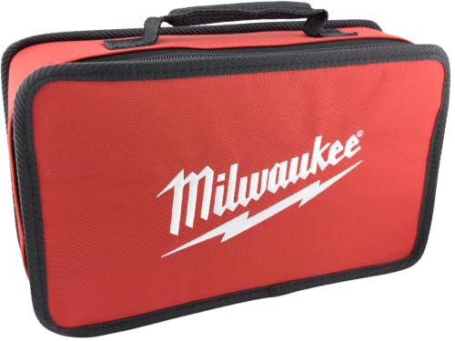 Milwaukee tool bag with durable carry handles and multiple storage compartments