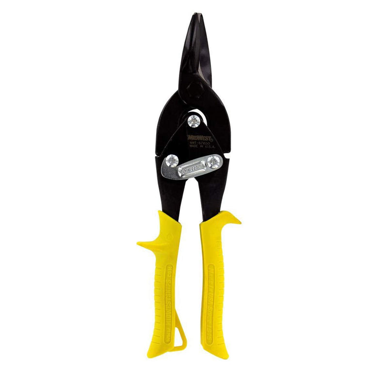 [Australia - AusPower] - MIDWEST Blackout Series Aviation Snip - Straight Cut Regular Tinner Shears, Made in the USA - MWT-6716SO 