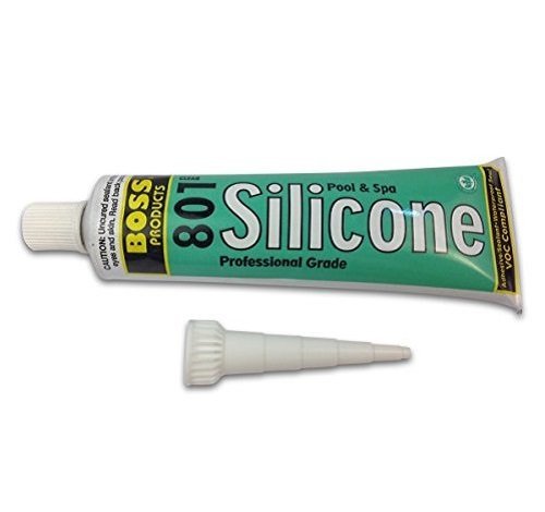 [Australia - AusPower] - Boss 04073CL12 801 Pool & Spa Clear Neutral Cure Silicone Adhesive - 3 oz 