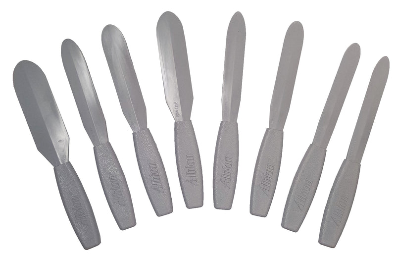 Albion Engineering 1058-G01 C.A.T. Spatula Set, Plastic, Pack of 8 C.A.T. Plastic (Pack of 8)