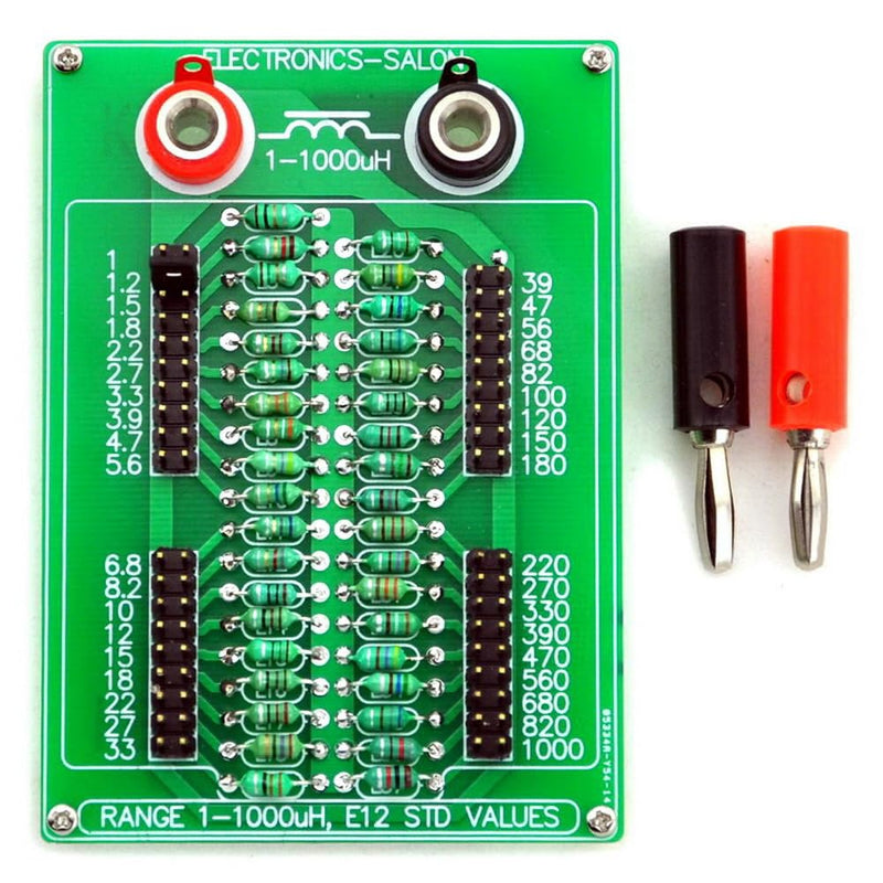 [Australia - AusPower] - Electronics-Salon 1uH to 1000uH E12 Standard 37 Values Programmable Inductor Board. 