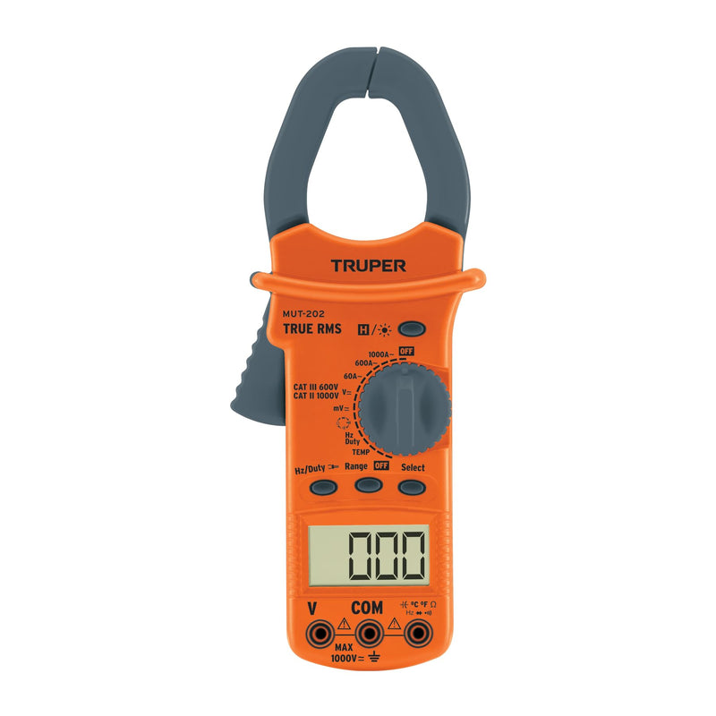 [Australia - AusPower] - Truper 10404 / MUT-202 - Clamp-on Industrial Multimeter 