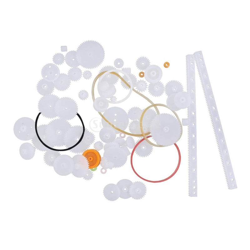 [Australia - AusPower] - 75 Type Plastic Crown Gear Single Double Reduction Gear Worm Gear (Original Version) 