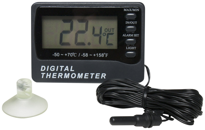 [Australia - AusPower] - SP Bel-Art, H-B DURAC Calibrated Dual Zone Electronic Thermometer with Waterproof Sensor; -50/70C (-58/158F) External, -10/50C (14/122F) Internal (B60900-0500) 