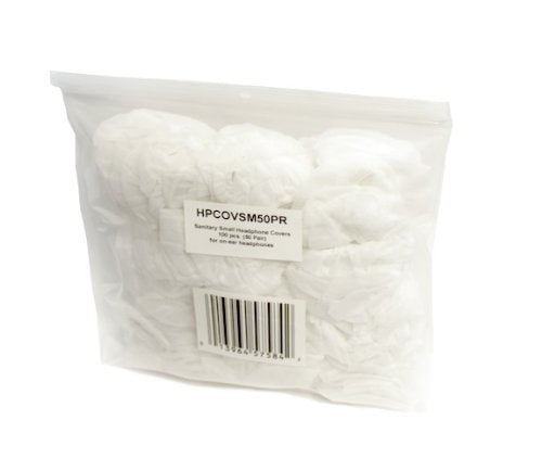 [Australia - AusPower] - Encore Data Products Disposable Sanitary Earpiece Covers for Small Headphones 100 Bag 