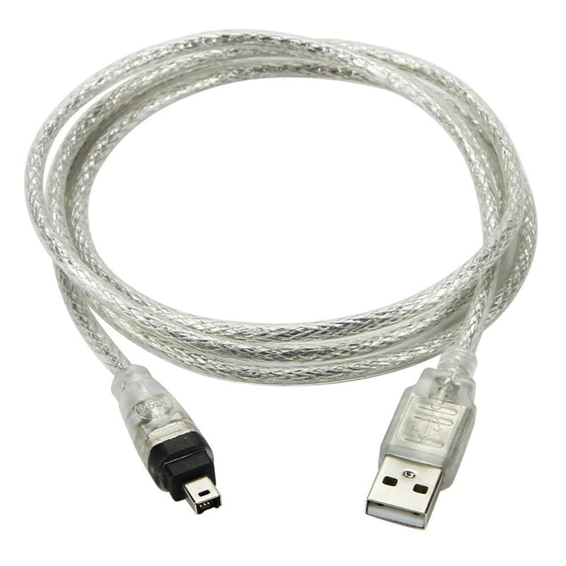 [Australia - AusPower] - chenyang CY USB Male to Firewire IEEE 1394 4Pin Male iLink Adapter Cord Cable for DCR-TRV75E DV 1m USB Firewire Cable 