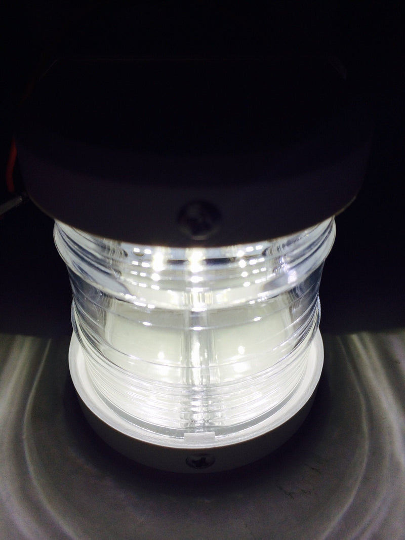 MARINE BOAT WHITE MASTHEAD LED NAVIGATION LIGHT WATERPROOF 2 NAUTICAL MILES