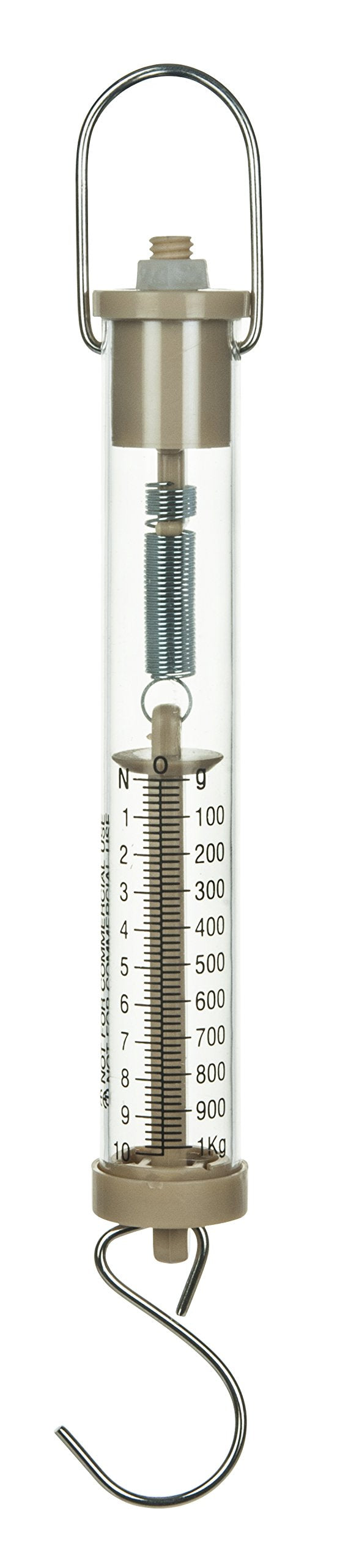 [Australia - AusPower] - EISCO Newton Force Meter Spring Scale - Max Capacity 10N, 1 kg, Dual Scale Labeled. 