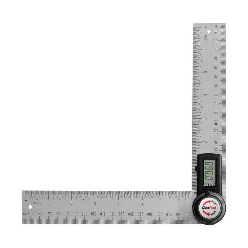 GemRed Gemred 82305 Digital Angle Finder 7-Inch Protractor Stainless Steel