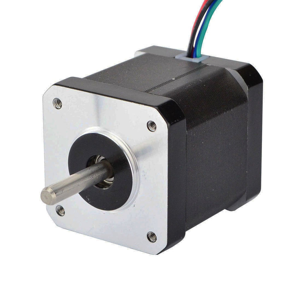 STEPPERONLINE 0.9deg Nema 17 Stepper Motor Bipolar 2A 46Ncm/65oz.in 42x42x48mm 4-wires DIY CNC