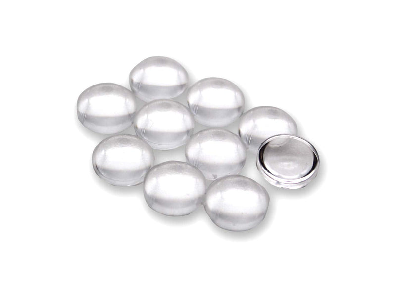 [Australia - AusPower] - 10pcs x 10MM LED Optical Lens Smooth Convex Lens for 1W 3W LED Lens 