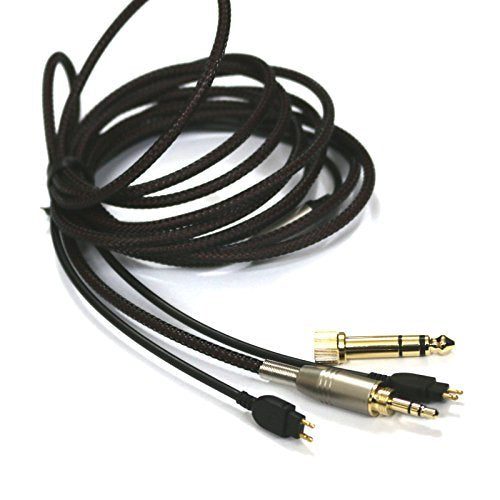 [Australia - AusPower] - NewFantasia Replacement Audio Upgrade Cable for Sennheiser HD650, HD600, HD580, HD660S, Massdrop HD6XX Headphones 2meters/6.6feet 2m 