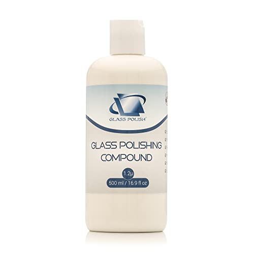 Glass Polish 16.9oz glass polishing compound, 1.2 microns, for professional optical polishing of glass surfaces