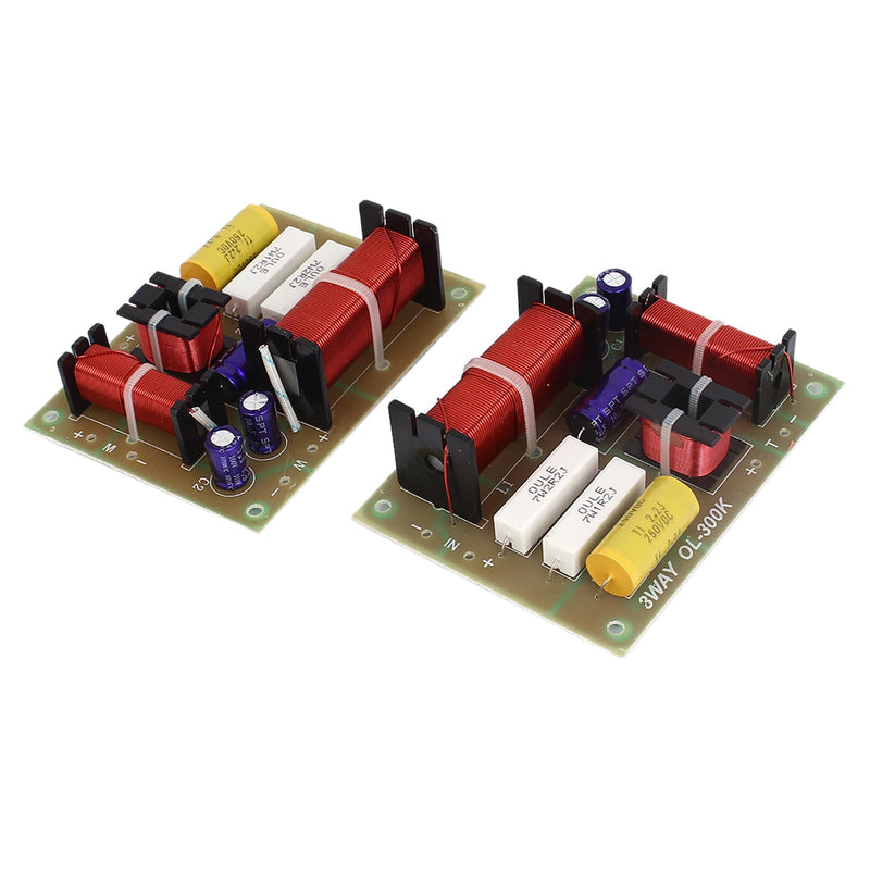 [Australia - AusPower] - uxcell 2 x 180W 3-Way Audio Crossover Filters Frequency Divider Speaker 850/4800 Hz 