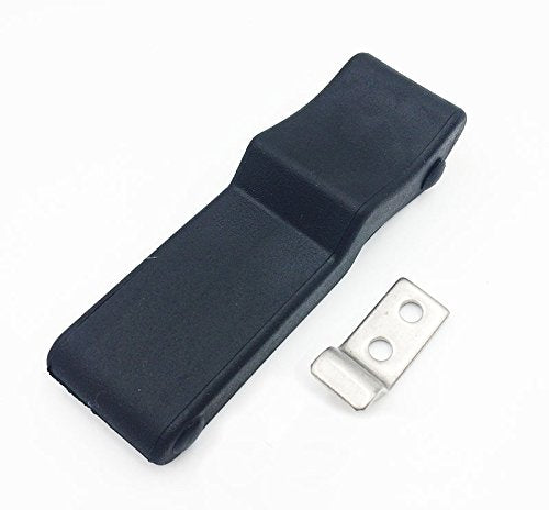 [Australia - AusPower] - Flexible Draw Latch 4'' Soft Black Rubber Replacement Southco C7-10 for Cooler, Boat Compartment, Cargo Box 