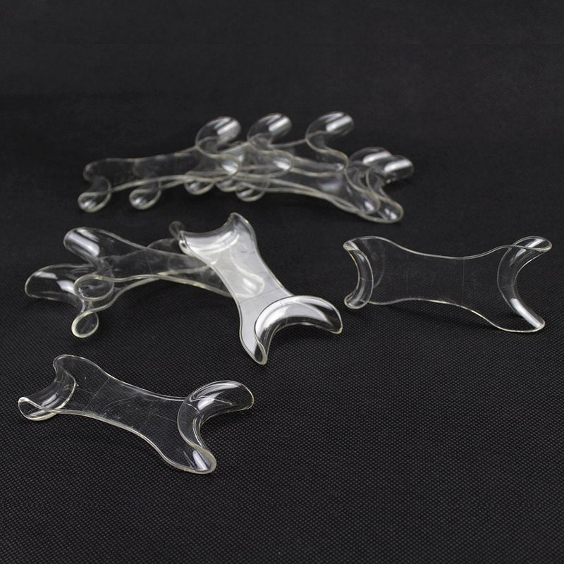 [Australia - AusPower] - Airgoesin 10pcs Dental Double-Headed Autoclavable Intraoral Occlusal Photos Mouth Cheek Lip Retractor Opener Flat Double-End Type 