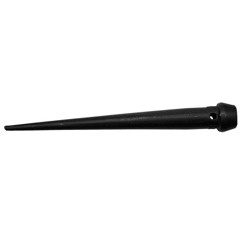 [Australia - AusPower] - Klein Tools 3256TT Broad-Head Bull Pin, Made in USA, Forged, Heat-Treaded Steel With Black Finish and Tether Hole, 1-1/16-Inch Broad Head 1-1/6-Inch x 10-Inch 