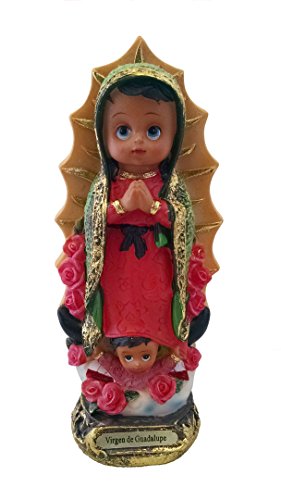 8" Our Lady Of Guadalupe Statue Virgin Mary Catholic Virgen Maria De Baby Kids