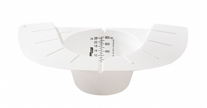 [Australia - AusPower] - Commode Specimen Collector Gent L Pan Polypropylene Without Closure 1 Quart NonSterile 2072 Sold Per Piece 