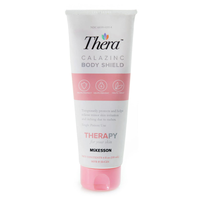 [Australia - AusPower] - McKesson Thera Calazinc Body Shield Barrier Cream with Calamine and Zinc - Incontinence Skin Protectant Ointment, Diaper Rash, Scented - 4 oz, 1 Count 4 Ounce (Pack of 1) 