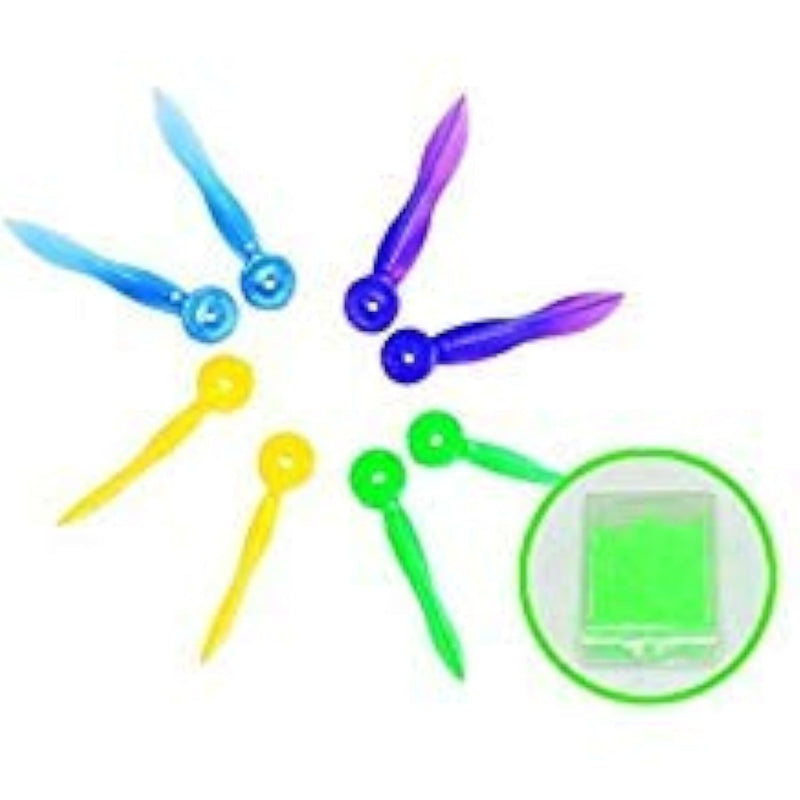 [Australia - AusPower] - SDent® USA FDA & TUV CE 400PC Dental Plastic Poly-Wedges Round Stern with Holes for Endodontic Treatment 