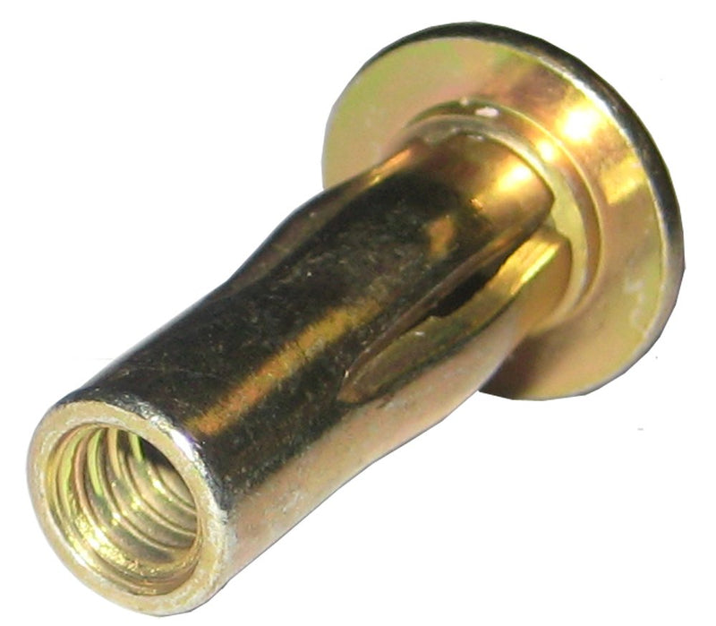 [Australia - AusPower] - S31MG280 Steel PRE-BULBED Shank, Multi-Grip Rivet-NUT Gold ZINC Finish, 5/16-18 X .020-.280 Grip Range (Pack of 25) 