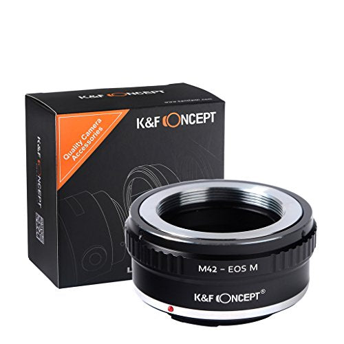 K&F Concept Lens Mount Adapter for M42 42MM Screw Mount Lens and M Mount Camera