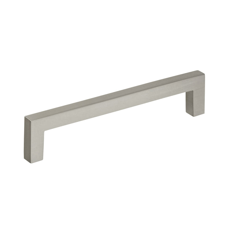 [Australia - AusPower] - Amerock | Cabinet Pull | Satin Nickel | 5-1/16 inch (128 mm) Center to Center | Monument | 1 Pack | Drawer Pull | Drawer Handle | Cabinet Hardware 5-1/16 in (128mm) Center-to-Center 