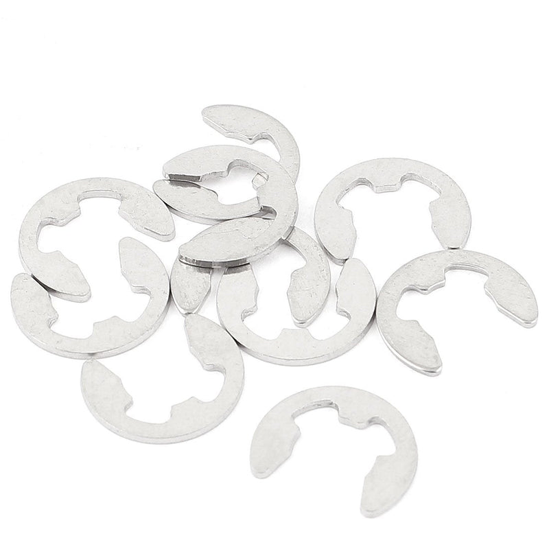 [Australia - AusPower] - uxcell Fastener External Retaining Snap Ring E-Clip Circlip 8mm 10pcs 