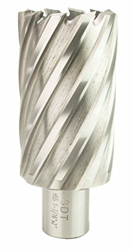 Steel Dragon Tools 1-7/16 x 2 inch high-speed steel annular cutter with 3/4-inch Weldon shank