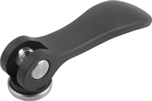 [Australia - AusPower] - Kipp 04232-1011A1 Cam Levers with 10-32" Internal Thread, Inch, Steel Surface Finish, Size 1 