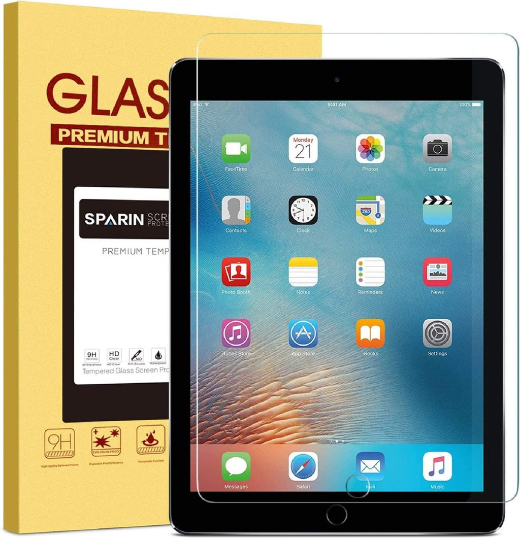 [Australia - AusPower] - SPARIN Screen Protector for iPad 6th Generation 9.7 inch/iPad 5th Generation, Tempered Glass Compatible with iPad Air 2 9.7 inch 