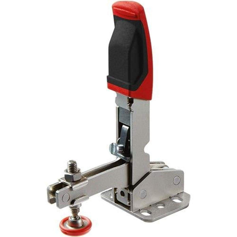 [Australia - AusPower] - BESSEY STC-VH20 Vertical Auto-Adjust Toggle Face Mount Nickel Plated Clamp Vertical Flange, Silver 
