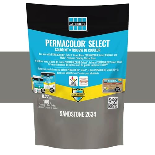 PERMACOLOR Select Grout Color Kit in Sandstone for tile grout color selection