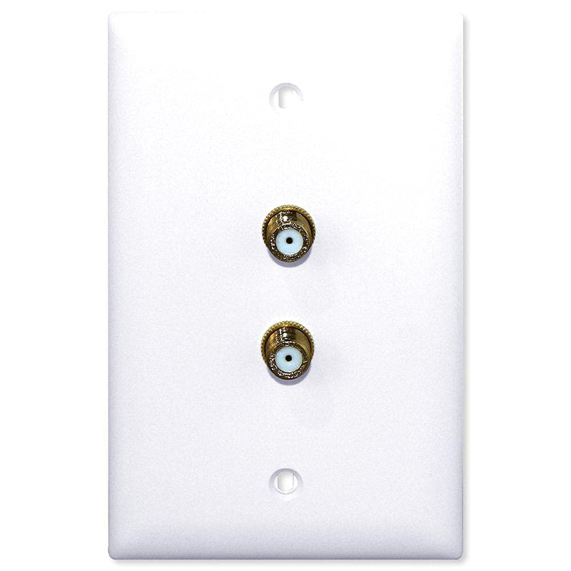 [Australia - AusPower] - Advanced Dynamics ADSWP1 White Splitter Or Wallplate Pro Original - White 