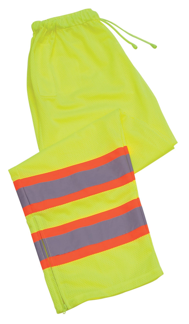 Delta Plus WELS210 100% Polyester Class 3 Knit Mesh Work Pant, Hi-Viz Lime, X-Large