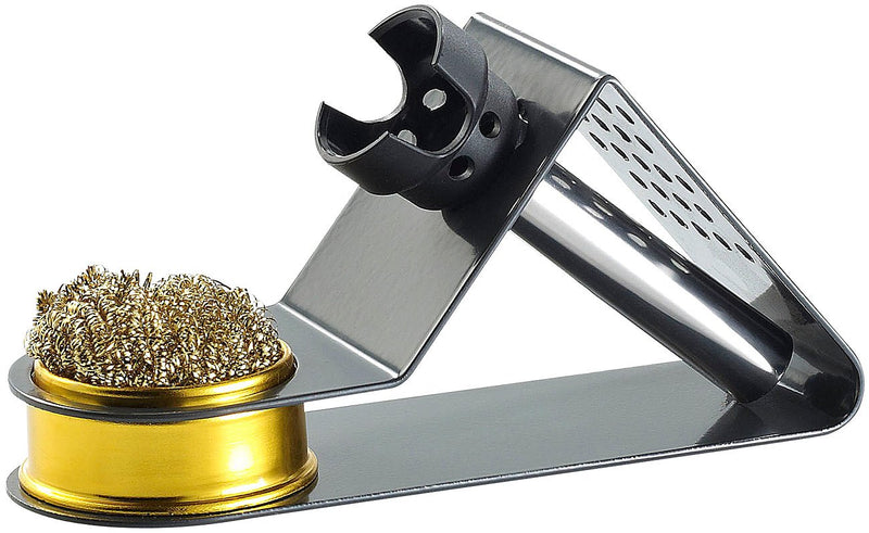 AGT Soldering Iron Stand: Compact Soldering Iron Holder with Spiral Wool (Soldering Iron Rack, Soldering Iron Holder, Soldering)