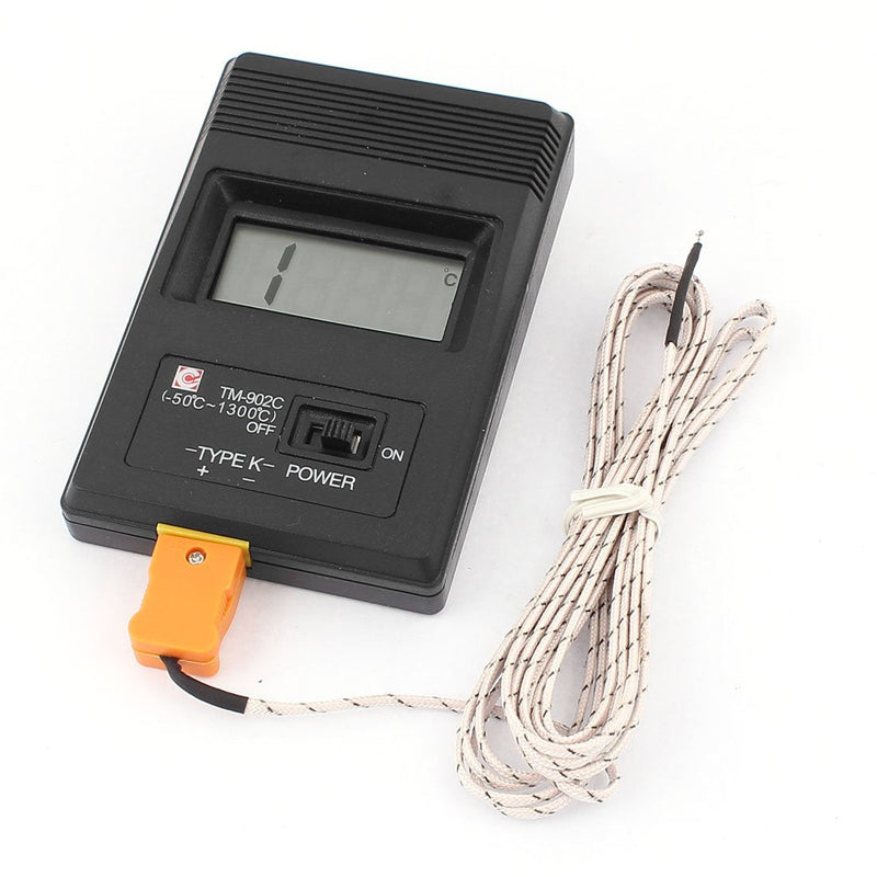 [Australia - AusPower] - LCD K-Type Digital Display Thermometer TM-902C w Thermocouple Wire 