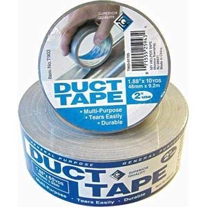 T903 Duct Tape 2" X 10 YD Silver