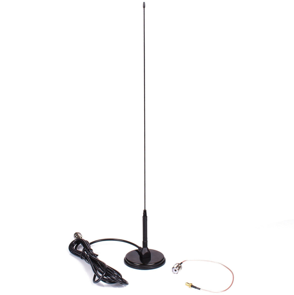 [Australia - AusPower] - Authentic Genuine Nagoya UT-72 Super Loading Coil 20-Inch Magnetic Mount (Heavy Duty) VHF/UHF (144/430Mhz) Antenna PL-259, Includes Additional SMA Adaptor for BTECH and BaoFeng Handheld Radios UT-72 PL-259/SMA VHF/UHF 