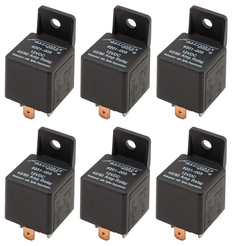 [Australia - AusPower] - Fastronix 40/60A Waterproof Relay 6 Pack 6 Relay Pack 
