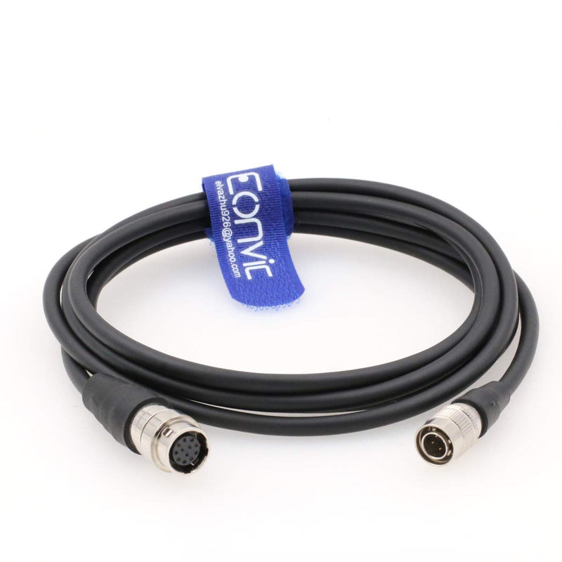 [Australia - AusPower] - Compatible Hirose HR10A 4Pin Male to 12-pin Female Adaptor Cable for Sony F5/ F55 Power use (2M) 2M 
