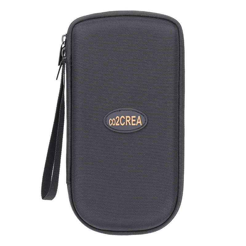 [Australia - AusPower] - co2CREA Hard Case Compatible with Texas Instruments TI-84 Plus CE/TI-84 Plus/TI-Nspire CX II CAS/TI-Nspire CX II/TI-83 Plus/TI-89 Titanium/TI-85 / TI-86 Color Graphing Calculator Black Case + Logo 