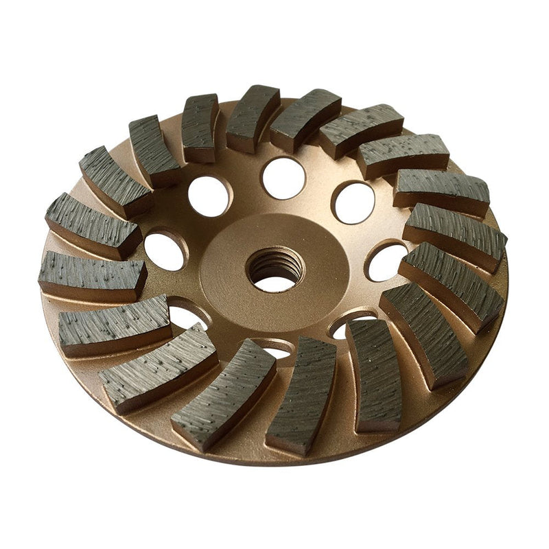 [Australia - AusPower] - 4.5" Diamond Grinding Wheels for Concrete or Masonry, 18 Turbo Segments, 30/40 Grit, Medium Bond, 5/8"-11 Arbor 4.5" Diameter - 18 Segments 