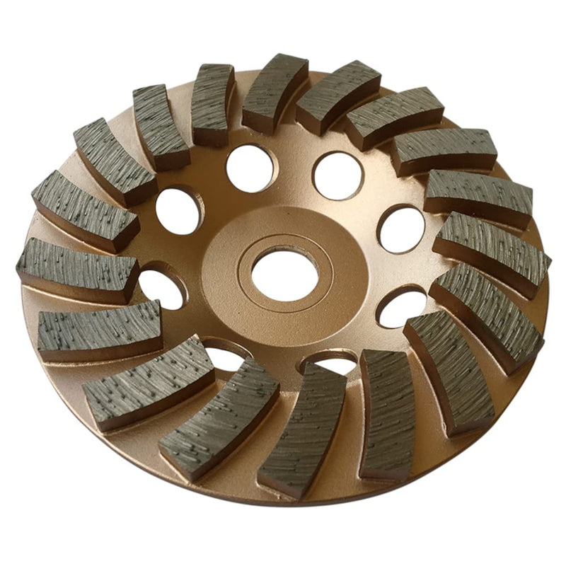 [Australia - AusPower] - 4.5" Diamond Grinding Wheels for Concrete or Masonry, 18 Turbo Segments, #30/40 Grit, Medium Bond, 7/8"-5/8" Arbor 4.5" Diameter - 18 Segments 