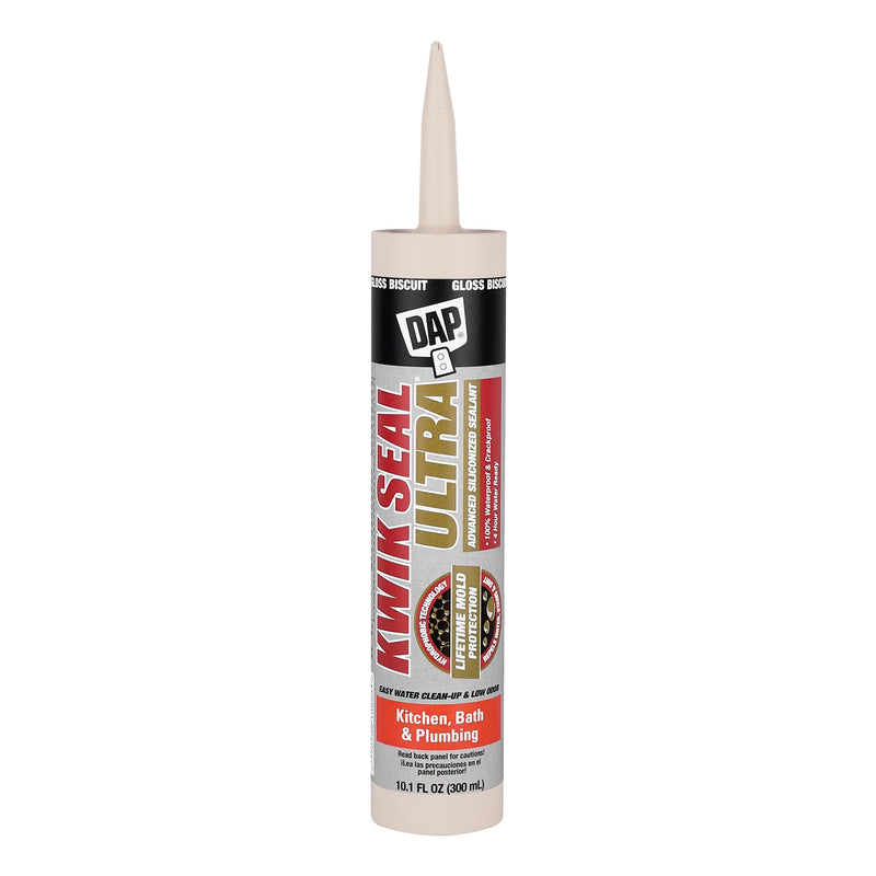 [Australia - AusPower] - Ultra Advanced Kitchen and Bath Siliconized Sealant, Biscuit, 10.1 Oz (7079818899) 10.1 oz. 